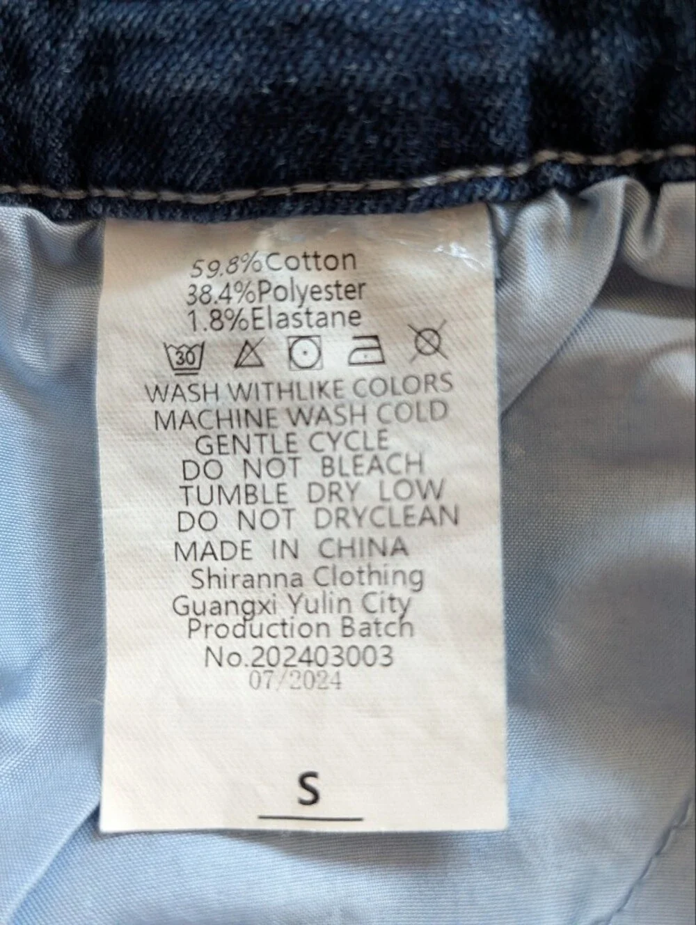 Y2K High Waisted Embroidered Wing Pocket Pedal Pushers Jorts SMALL Blue